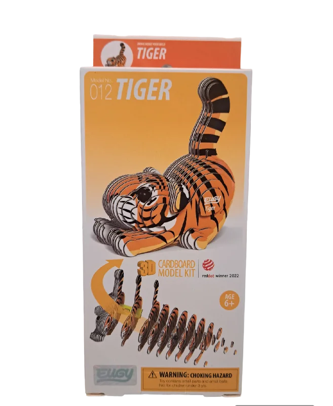Age-appropriate puzzles 3D Cardboard Model - Tiger