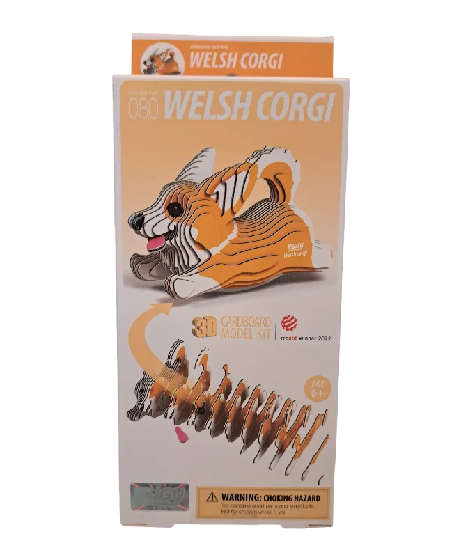 Time-consuming puzzles 3D Cardboard Model - Welsh Corgi