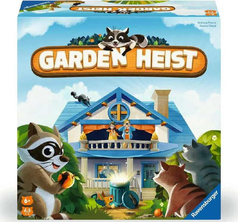 Competitive games Ravensburger Garden Heist Board Game – Family Fun Hide and Seek with Raccoons