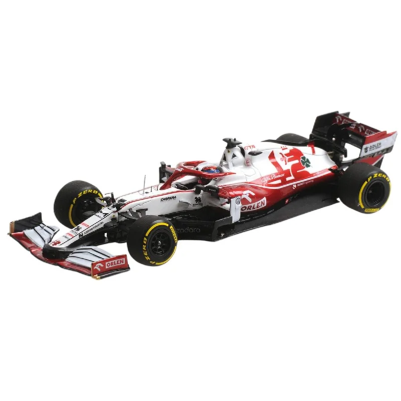 Durable toysAlfa Romeo F1 C41 - #7 Kimi Räikkönen - 2021 Bahrain GP - 1:18 Model Car