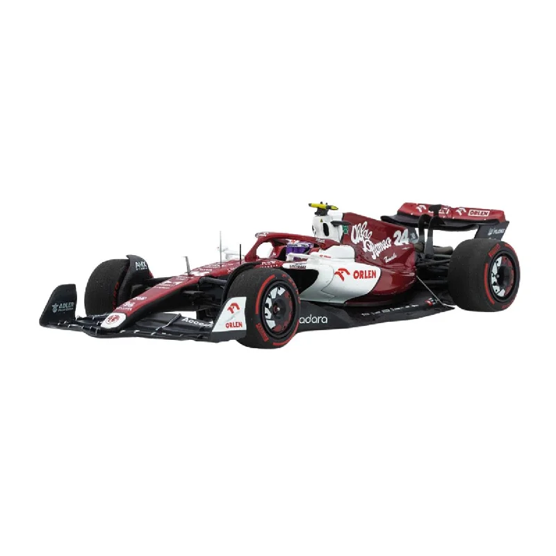 Realistic toy carsALFA ROMEO F1 TEAM ORLEN C42 - GUANYU ZHOU - BAHRAIN GP 2022  - 1:43 Scale Resin Model Car