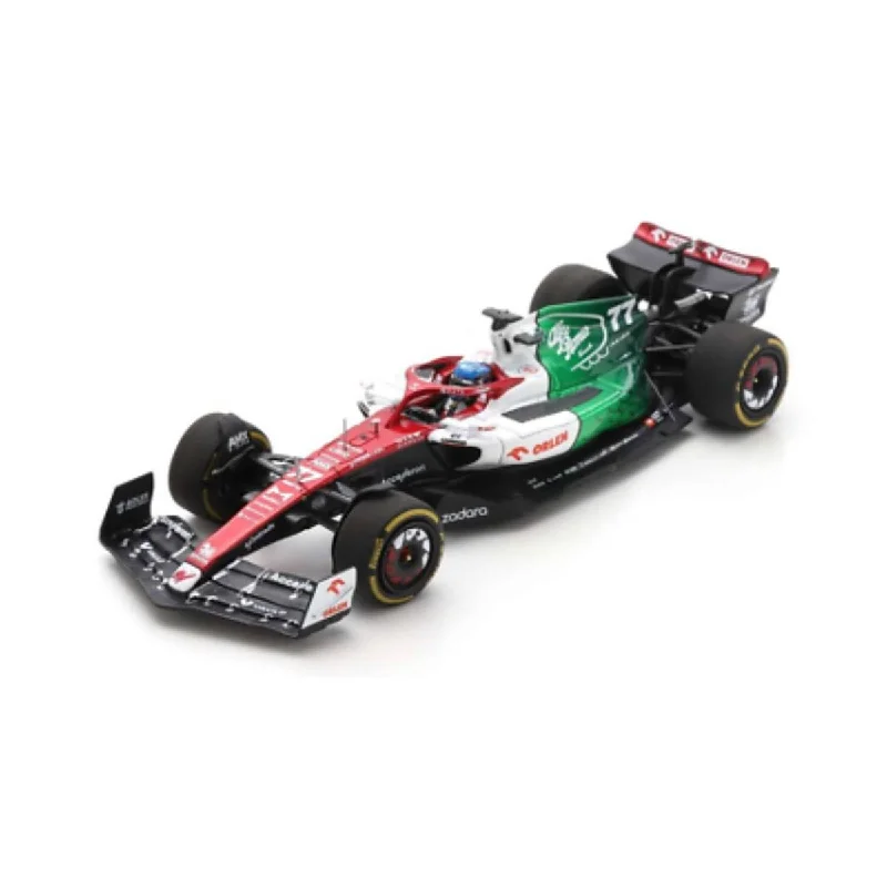 High-quality materials toys Alfa Romeo F1 Team ORLEN C42 No.77 Alfa Romeo F1 Team ORLEN - Azerbaijan GP 2022 - Valtteri Bottas - 1:43 Scale Resin Model Car