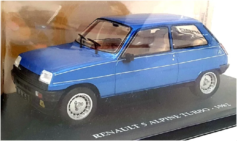 Enthusiastic toysAltaya 1/24 Scale Diecast NX20 - 1982 Renault 5 Alpine Turbo - Met Blue