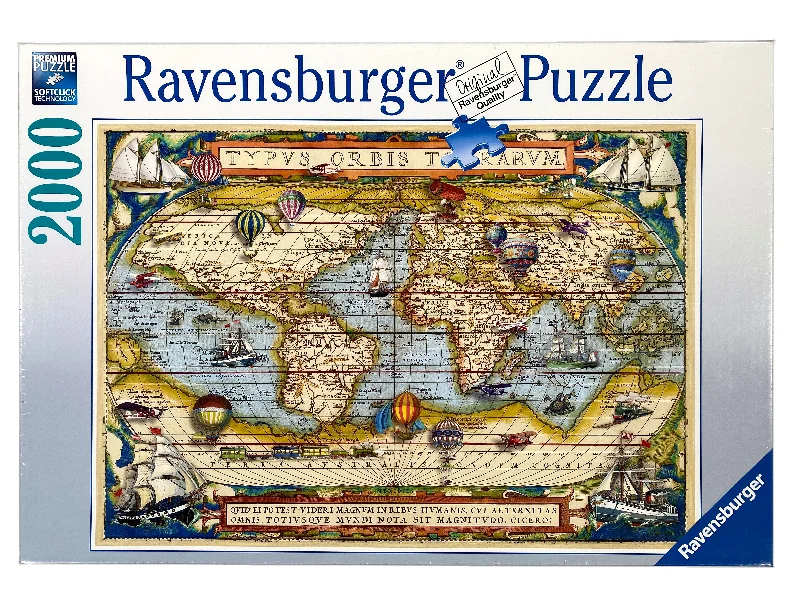 Relaxing games Around The World 2000 Piece Puzzle