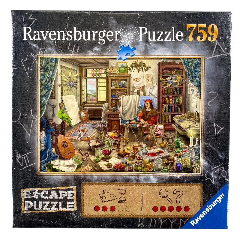 Multi-level puzzles Artist's Studio - 759 Piece Escape Puzzle