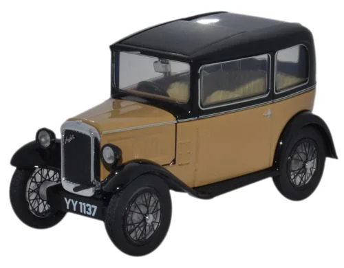 High-quality materials toys Oxford Diecast Austin Seven RN Saloon Fawn - 1:43 Scale