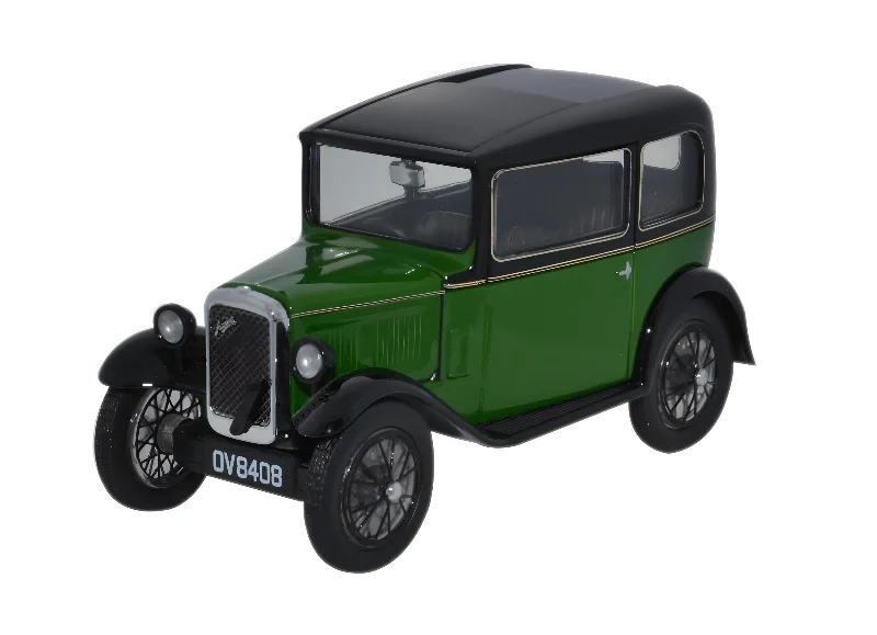 Playful toys Oxford Diecast Austin Seven RN Saloon Westminster Green - 1:43 Scale