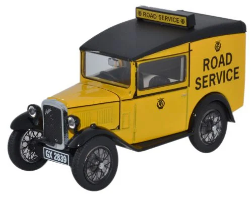High-quality toy cars Oxford Diecast Austin Seven RN Van AA - 1:43 Scale