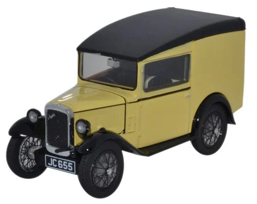Realistic toy carsOxford Diecast Austin Seven RN Van Primrose - 1:43 Scale
