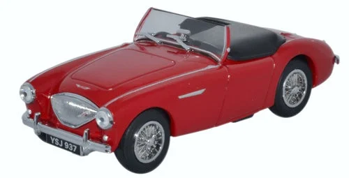 Playful toys Oxford Diecast Austin Healey 100 BN1 Roof Down Carmine Red