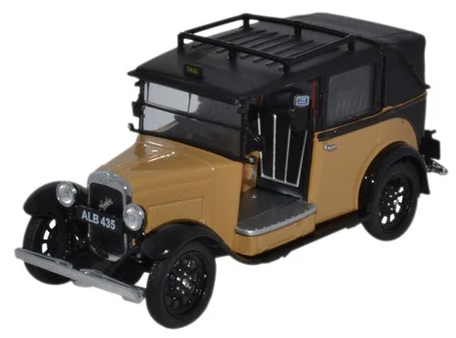 Enthusiastic toysOxford Diecast Austin Low Loader Taxi Fawn - 1:43 Scale