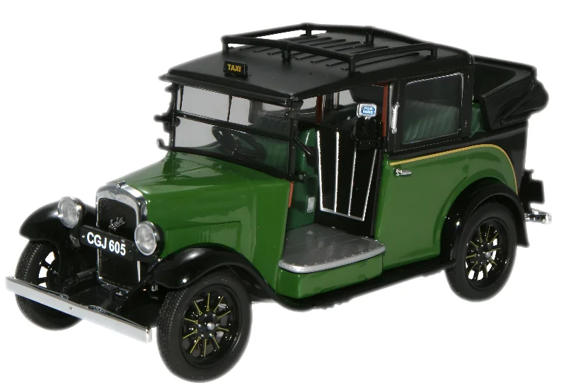 Realistic toy carsOxford Diecast Austin Low Loader Taxi (Roof Down) Green/Black - 1:43 S Realistic toy carsOxford Diecast Austin Low Loader Taxi (Roof Down) Green/Black - 1:43 S