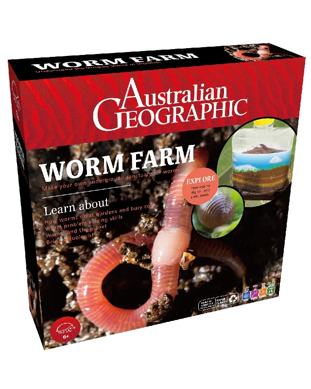 Time-consuming puzzles Australian Geographic Worm Farm
