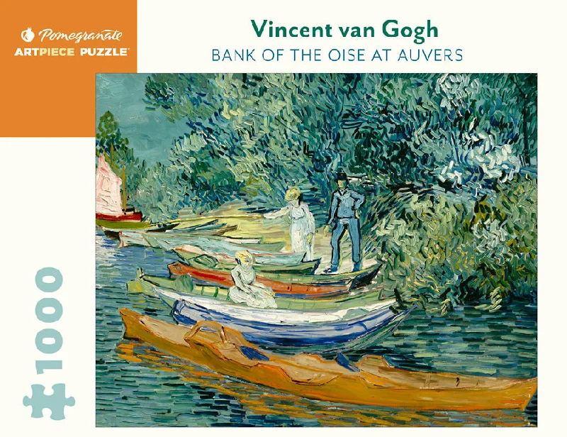 Logical puzzles Bank Of The Oise At Auvers - 1000 Piece Vincent van Gogh Puzzle