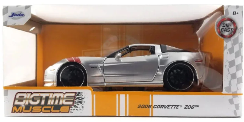 Fun toy carsBig Time Muscle - 2006 Corvette Z06 1:24 Scale
