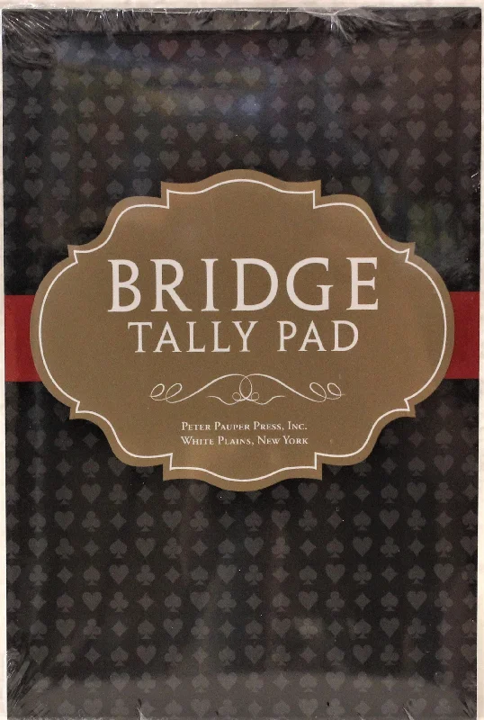 Social games Bridge Tally Pad