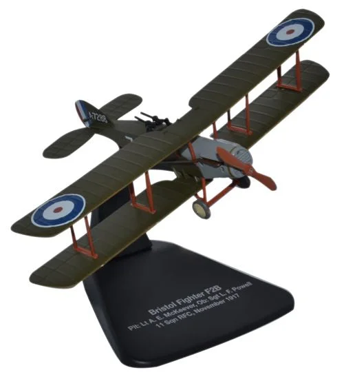 High-quality materials toys Oxford Diecast Bristol F2B Fighter 11 Sqn 1:72 Scale Model Aircraft
