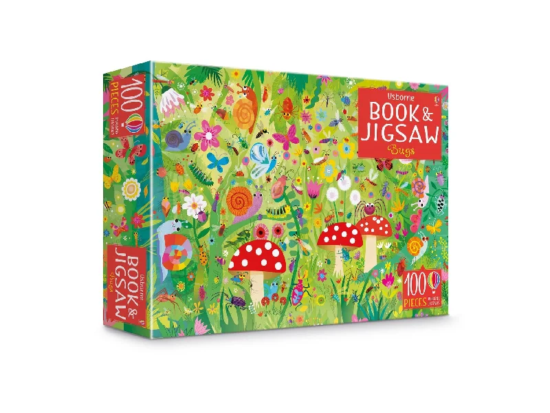 Logical puzzles Bugs - Book and 100 Piece Puzzle