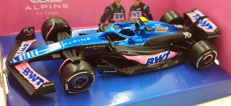 Enthusiastic toysBurago 1/43 Scale 18-38072 - F1 BWT Alpine A523 2023 #10 P.Gasly