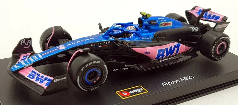 High-quality toy cars Burago 1/43 Scale 18-38073 - F1 BWT Alpine A523 2023 #10 P.Gasly High-quality toy cars Burago 1/43 Scale 18-38073 - F1 BWT Alpine A523 2023 #10 P.Gasly