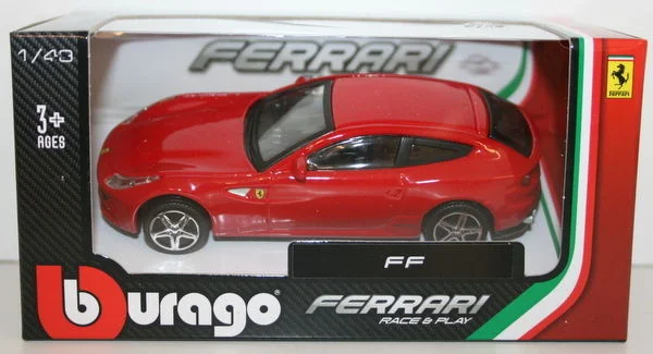 Enthusiastic toysBurago 1/43 Scale Diecast Model - 18-36000 - Ferrari FF - Red