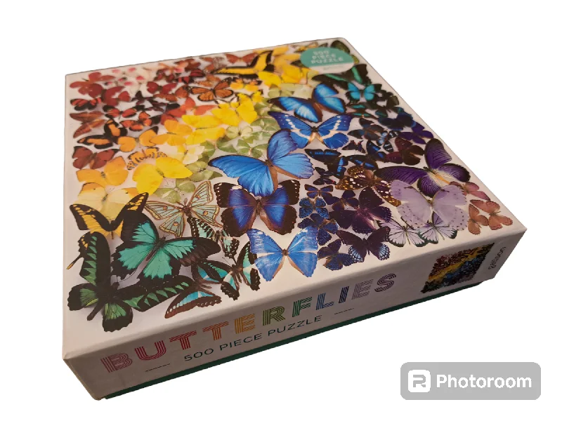 Thought-provoking puzzles Butterflies - 500pc Puzzle