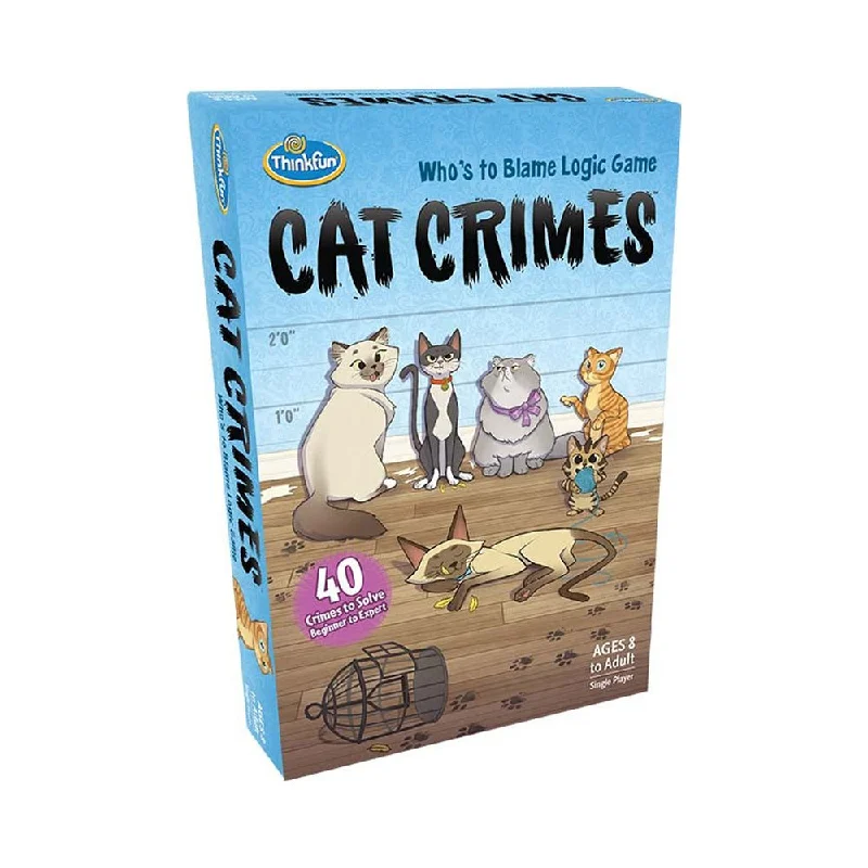 Time-consuming puzzles ThinkFun Cat Crimes Logic Game