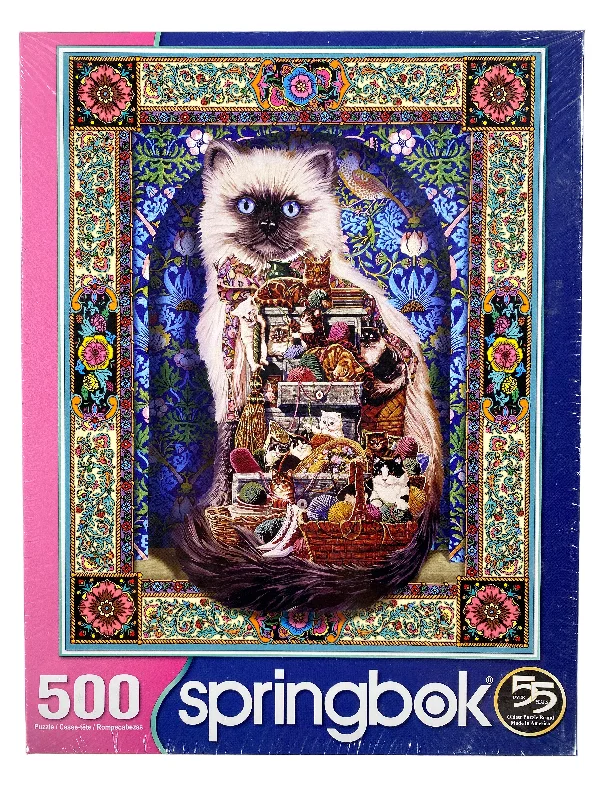Strategic puzzles Cats Galore 500 Piece Puzzle