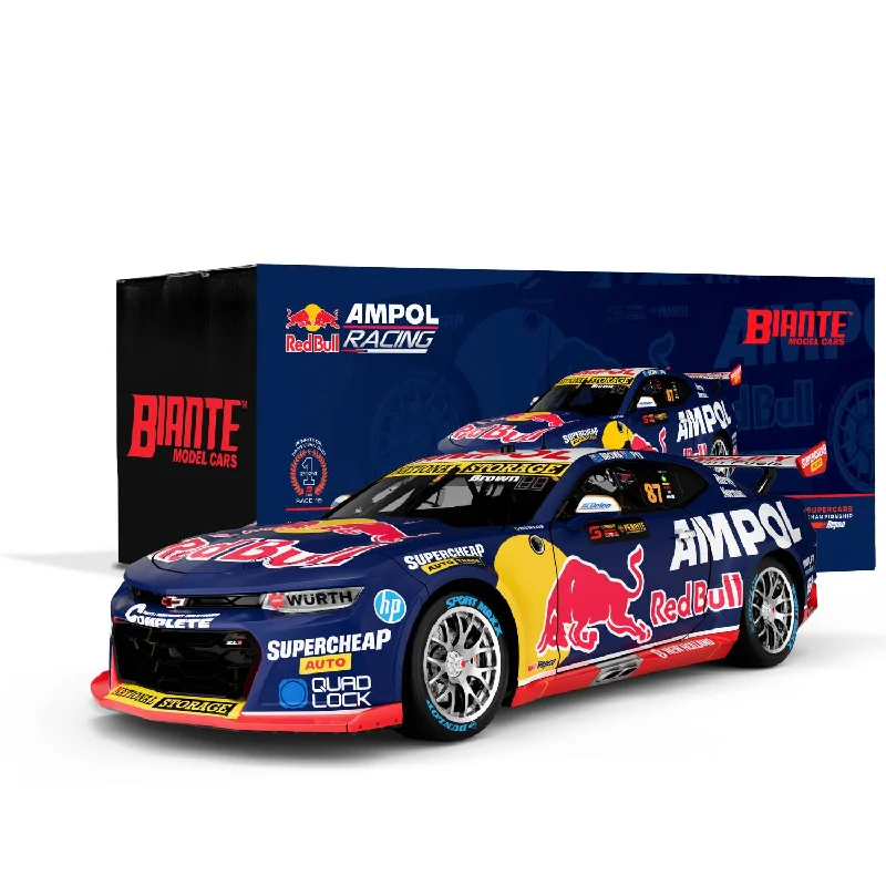 Durable toysCHEVROLET CAMARO - RED BULL AMPOL RACING - BROWN/PYE #87 - PENRITE OIL SANDOWN 500 WINNER - 1:18 Scale Diecast Model Car