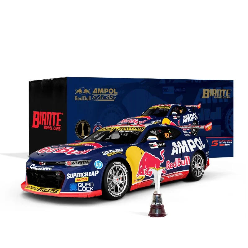 Fun toy carsCHEVROLET CAMARO - RED BULL AMPOL RACING - VAILO ADELAIDE 500 - BROWN #87 CHAMPIONSHIP WINNNER - 1:18 Scale Diecast Model Car Fun toy carsCHEVROLET CAMARO - RED BULL AMPOL RACING - VAILO ADELAIDE 500 - BROWN #87 CHAMPIONSHIP WINNNER - 1:18 Scale Diecast Model Car