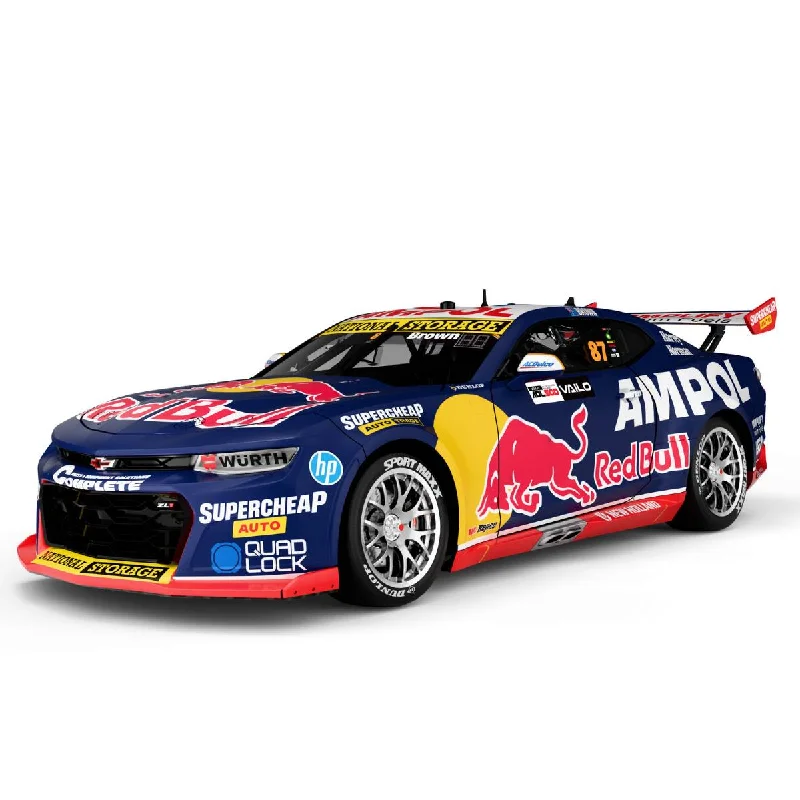 Enthusiastic toysCHEVROLET CAMARO - RED BULL AMPOL RACING - VAILO ADELAIDE 500 - BROWN #87 CHAMPIONSHIP WINNNER - 1:43 Scale Diecast Model Car Enthusiastic toysCHEVROLET CAMARO - RED BULL AMPOL RACING - VAILO ADELAIDE 500 - BROWN #87 CHAMPIONSHIP WINNNER - 1:43 Scale Diecast Model Car