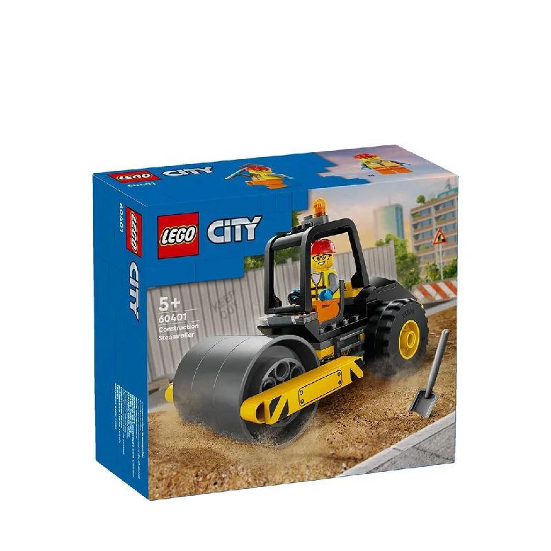 Adorable and charming LEGO charactersCITY CONSTRUCTION STEAMROLLER - 60401