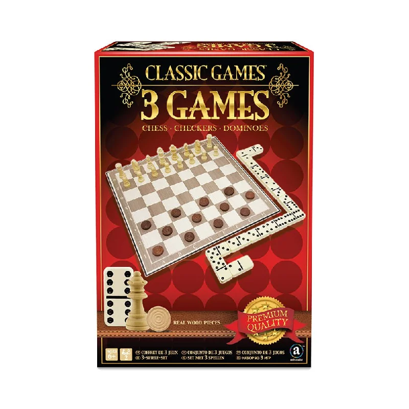 Multi-level puzzles Classic Games 3-in-1 Games Collection