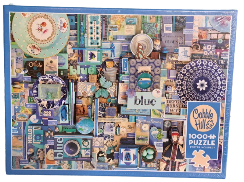 Social games Cobble Hill - Blue - 1000pc Puzzle