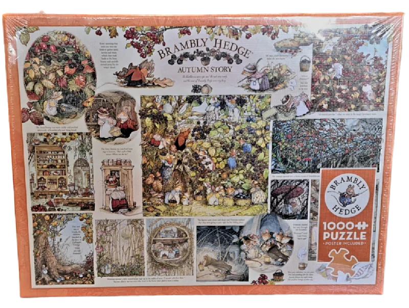 Time-consuming puzzles Cobble Hill - Brambly Hedge Autumn Story - 1000pc Puzzle