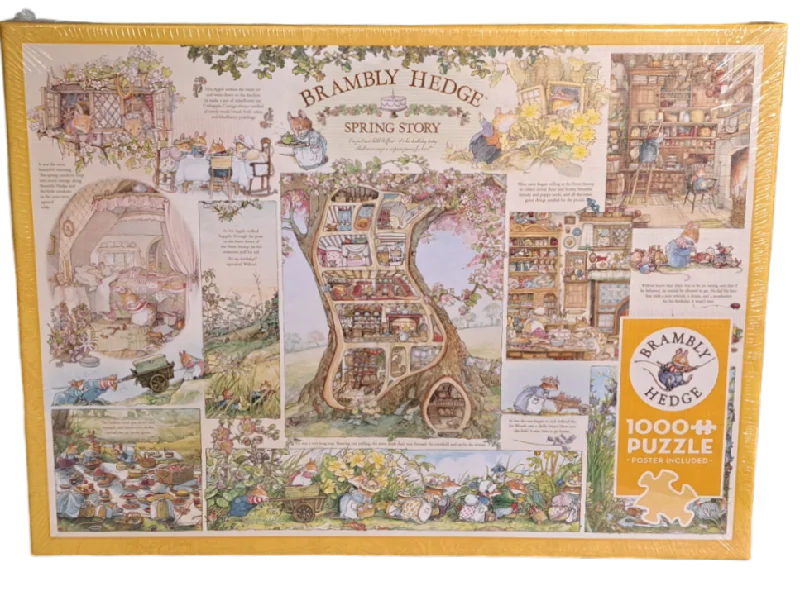 Strategic puzzles Cobble Hill - Brambly Hedge Spring Story - 1000pc Puzzle
