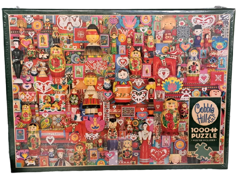 Intricate puzzles Cobble Hill - Dollies - 1000pc Puzzle