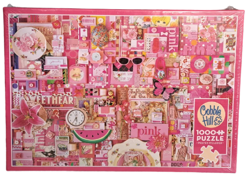 Strategic puzzles Cobble Hill - Pink - 1000pc Puzzle