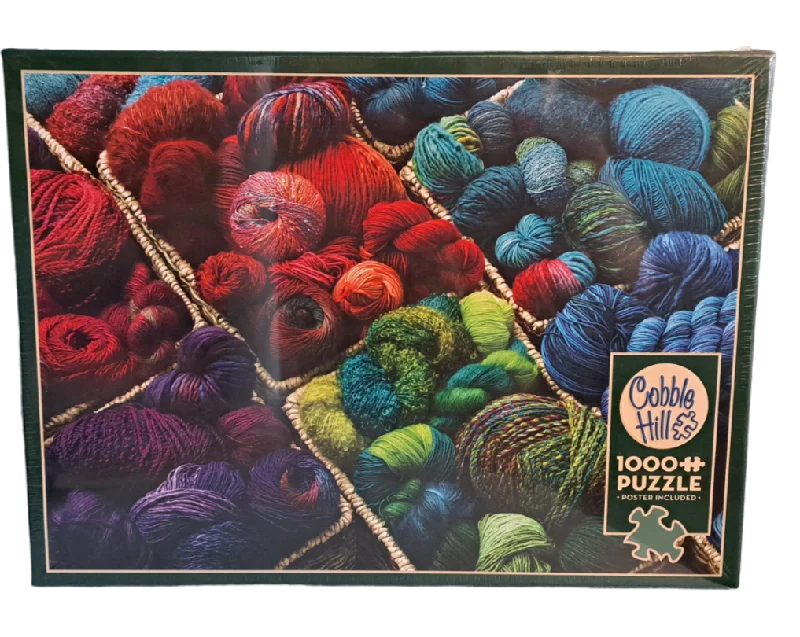 Multi-level puzzles Cobble Hill - Plenty of Yarn - 1000pc Puzzle
