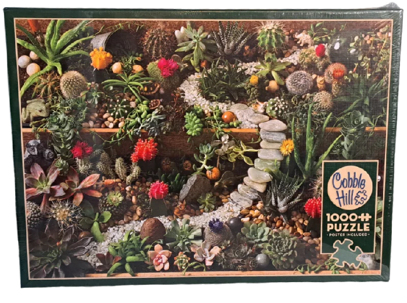 Social games Cobble Hill - Succulent Garden - 1000pc Puzzle