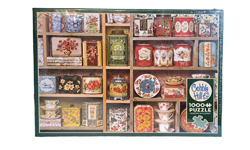 Intricate puzzles Cobble Hill - Vintage Tins - 1000pc Puzzle