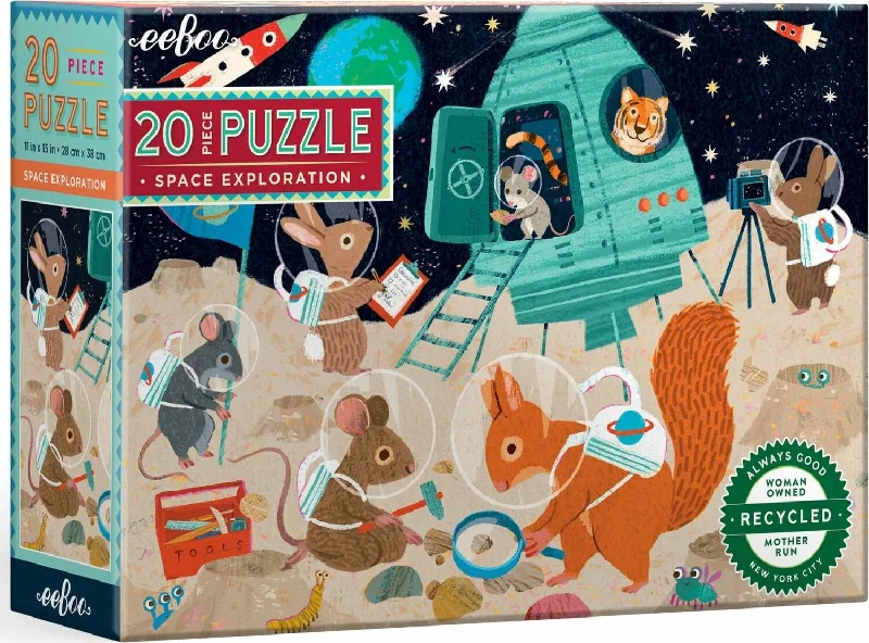 Relaxing games Space Exploration 20 Piece Puzzle