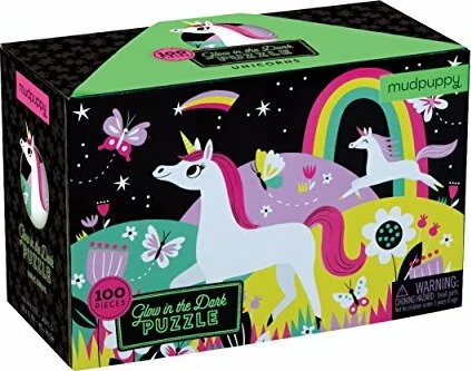 Engaging puzzlesUnicorns Glow-in-the-Dark Puzzle