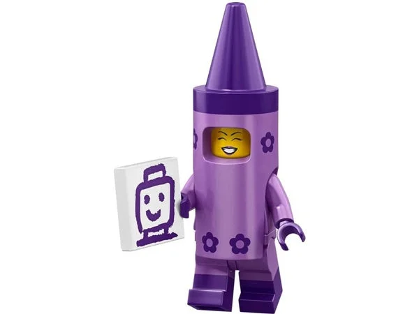 Iconic and recognizable LEGO charactersCrayon Girl – LEGO Movie 2 Minifigure