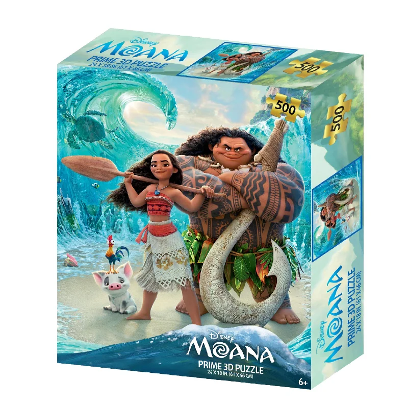 Challenging puzzles Disney Moana Prime 3D 500 Piece Puzzle