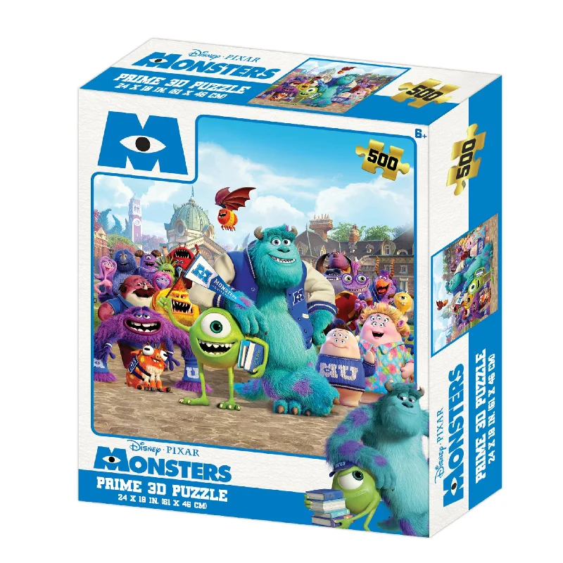 Time-consuming puzzles Disney Pixar Monsters Inc Prime 3D 500 Piece Puzzle