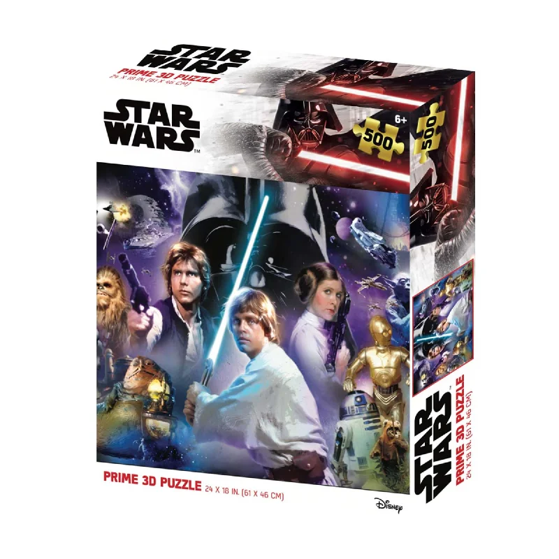 Competitive games Disney Star Wars Classic Cast Ensemble Prime 3D 500 Piece Puzzle