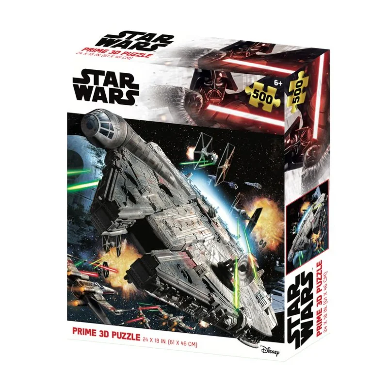 Innovative gamesDisney Star Wars Classic Millennium Falcon Prime 3D 500 Piece Puzzle