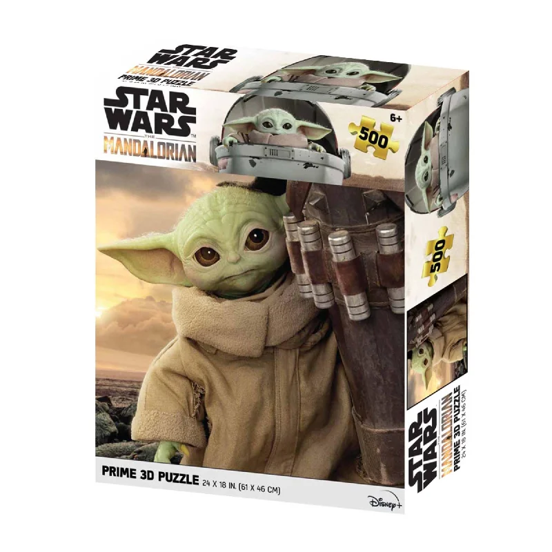 Thought-provoking puzzles Disney Star Wars The Mandalorian Grogu Prime 3D 500 Piece Puzzle