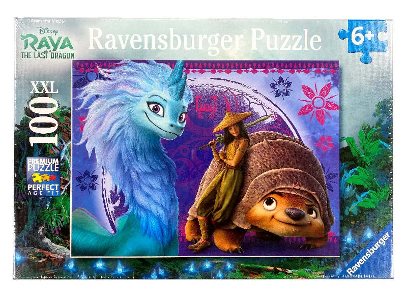 Thought-provoking puzzles Disney The Fantastic World of Raya 100 Piece Puzzle